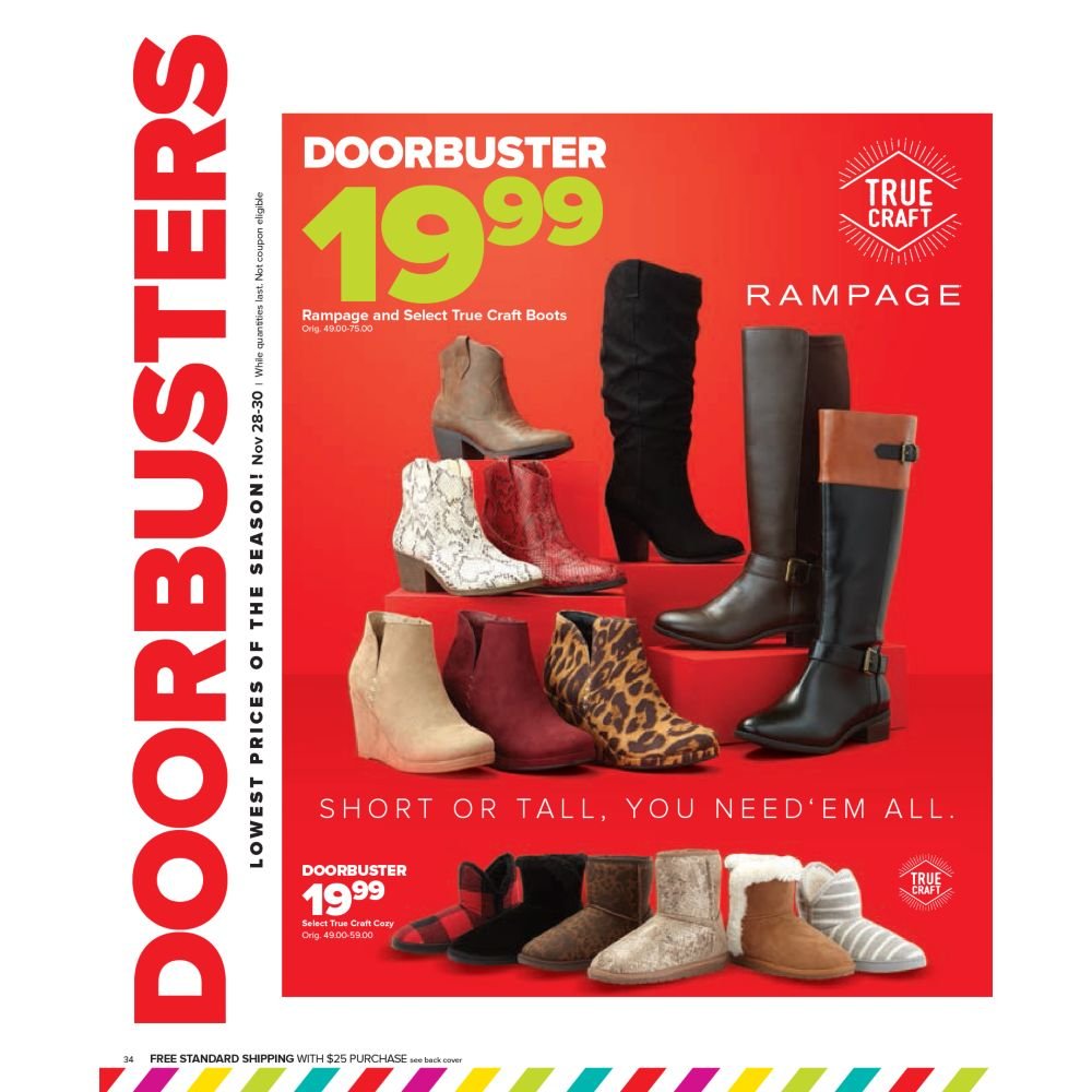 belk rampage boot sale