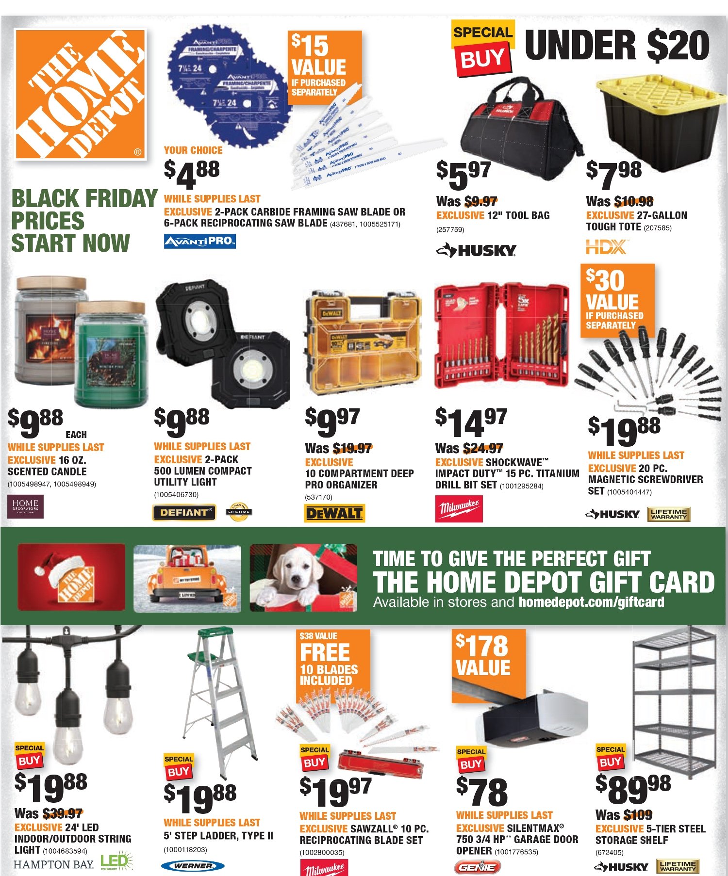 Home Depot Black Friday