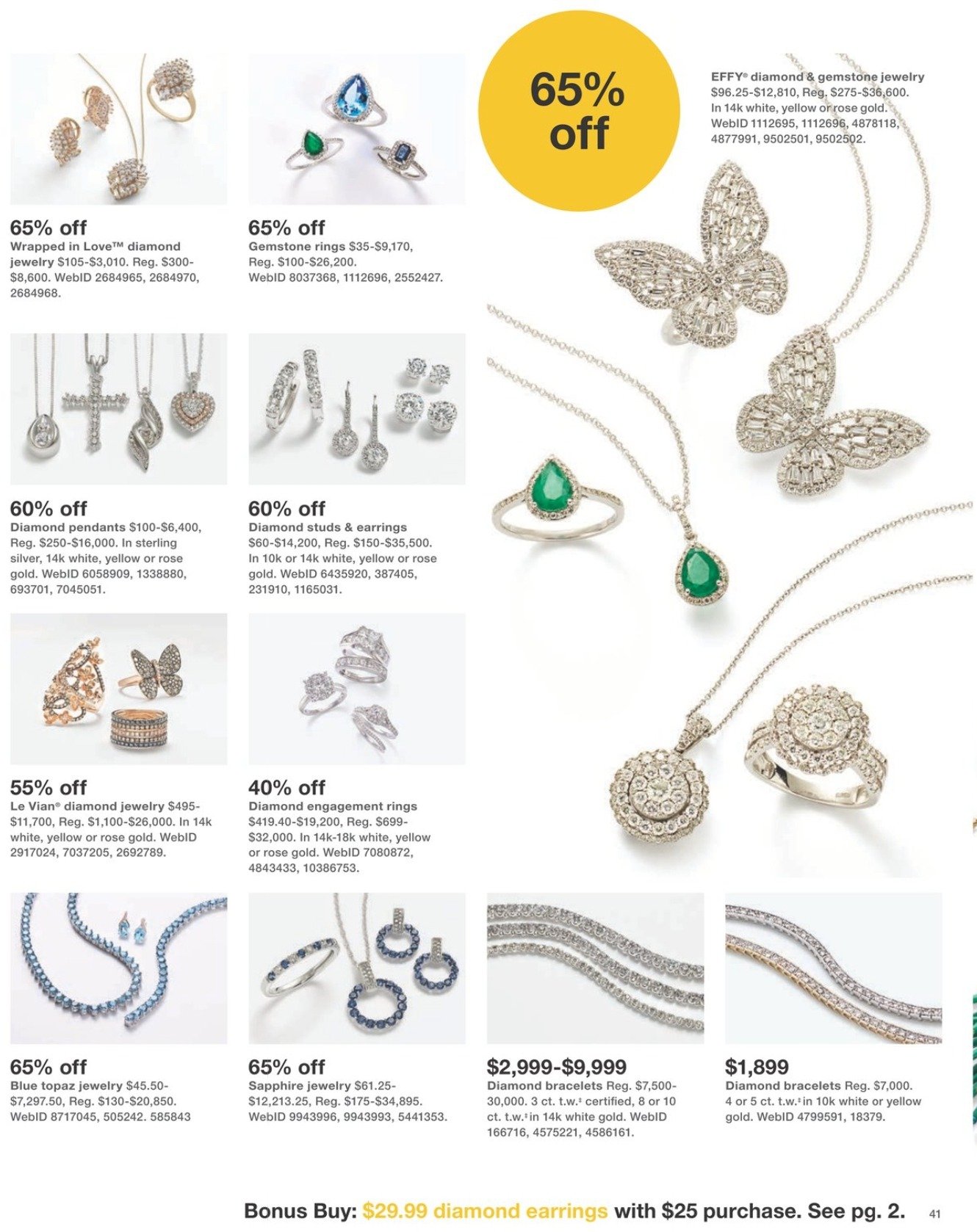 Macy's jewelry black friday Clearance