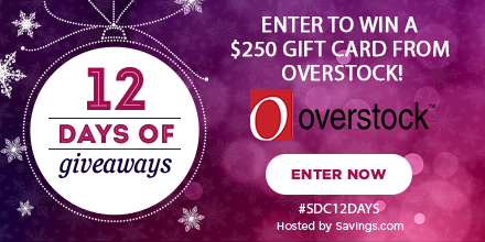 Win a gift card from Overstock!