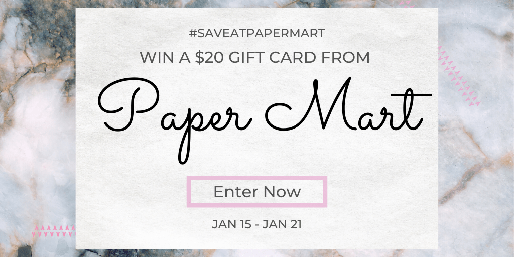 Win a $20 Paper Mart e-gift code.